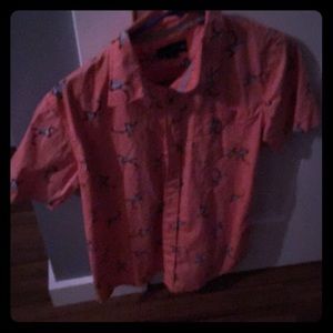 Pink flamingo shirt